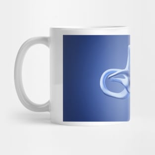 Inner ear, illustration (C048/8536) Mug